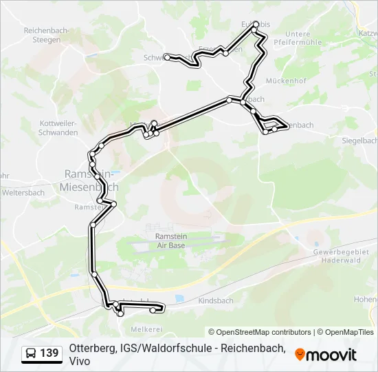 139 Bus Line Map