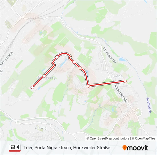 4 Bus Line Map