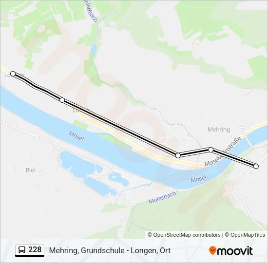 228 Bus Line Map