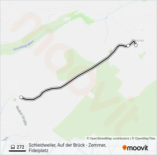 272 Bus Line Map