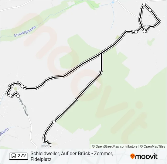 272 Bus Line Map
