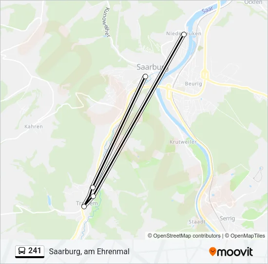 241 Bus Line Map
