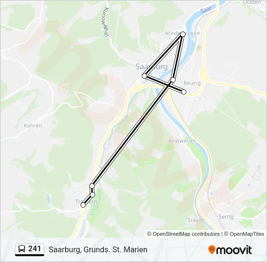 241 Bus Line Map