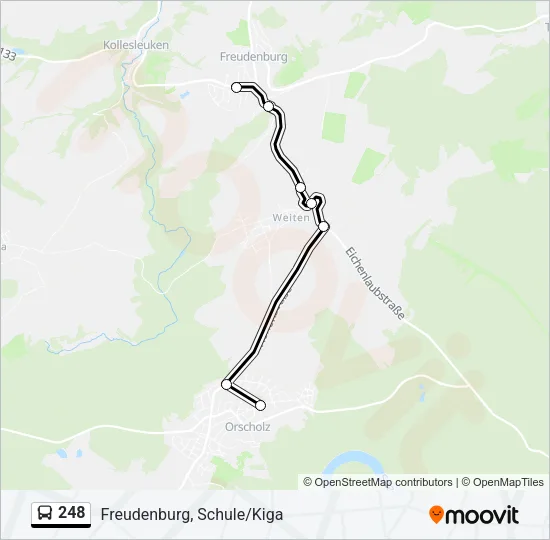 248 Bus Line Map