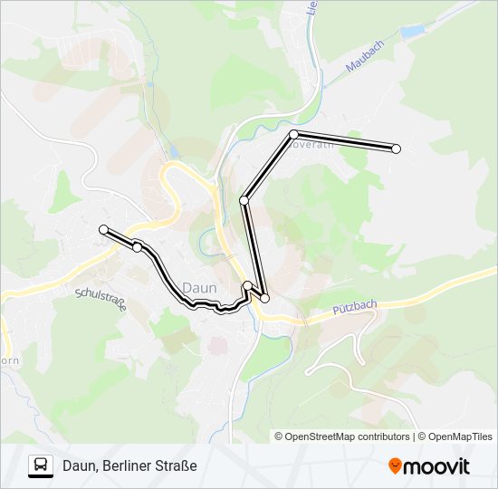 512 RUFBUS Bus Line Map