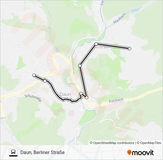512 RUFBUS Bus Line Map