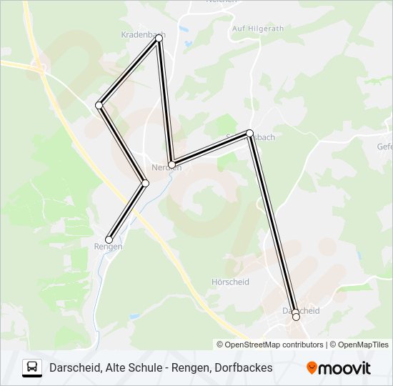 517 RUFBUS Bus Line Map