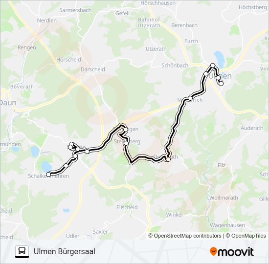 519 RUFBUS Bus Line Map