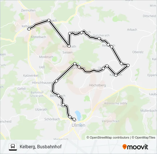 526 RUFBUS Bus Line Map
