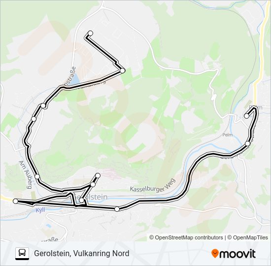 531 RUFBUS Bus Line Map