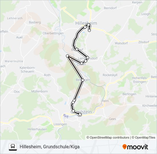 531 RUFBUS Bus Line Map