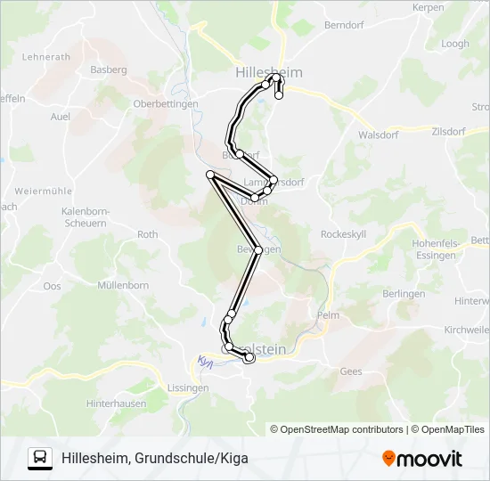 531 RUFBUS Bus Line Map