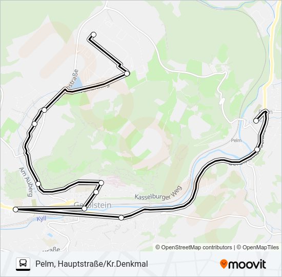 531 RUFBUS Bus Line Map