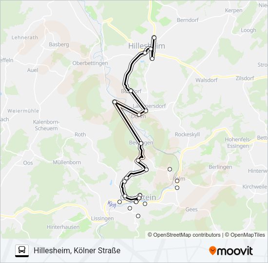 531 RUFBUS Bus Line Map