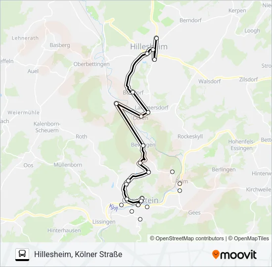 531 RUFBUS Bus Line Map