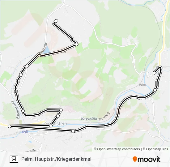 531 RUFBUS Bus Line Map