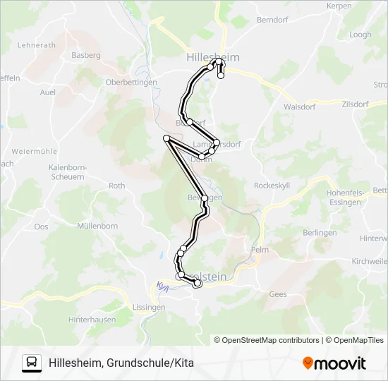 531 RUFBUS Bus Line Map