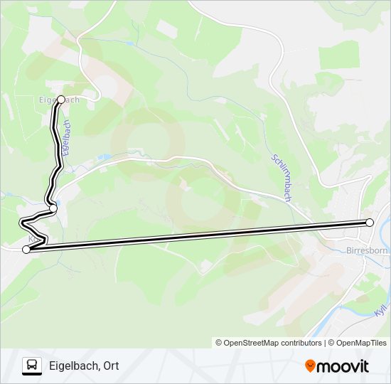 532 RUFBUS Bus Line Map