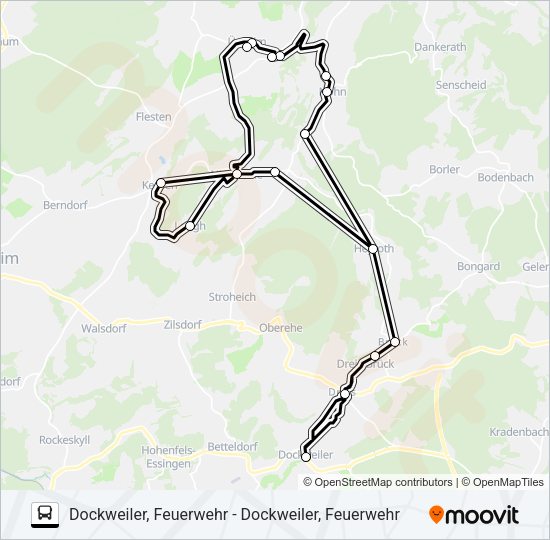 537 RUFBUS Bus Line Map