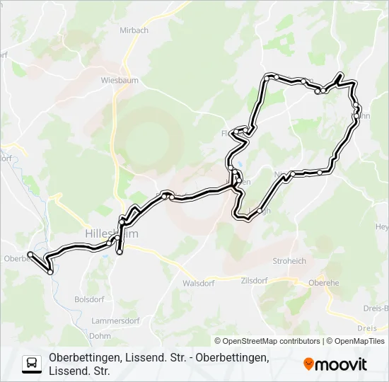 538 RUFBUS Bus Line Map