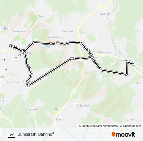 541 RUFBUS Bus Line Map