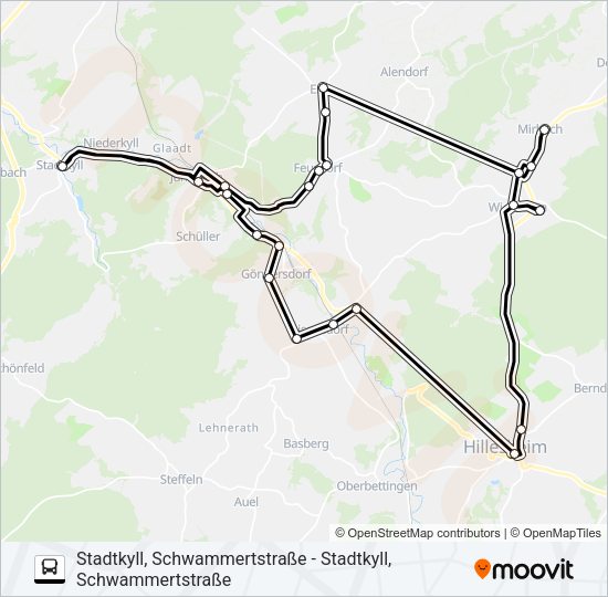549 RUFBUS Bus Line Map