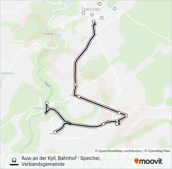 439 RUFBUS Bus Line Map