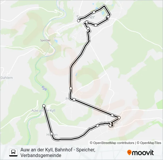 439 RUFBUS Bus Line Map