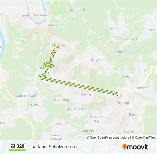 328 Bus Line Map
