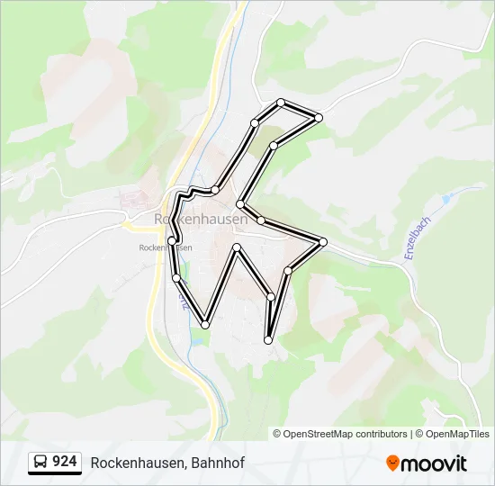 924 Bus Line Map