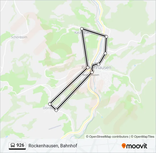 926 Bus Line Map
