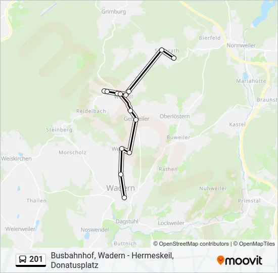 201  Line Map