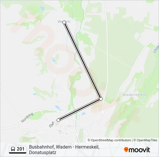 201  Line Map