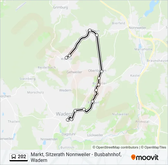 202  Line Map