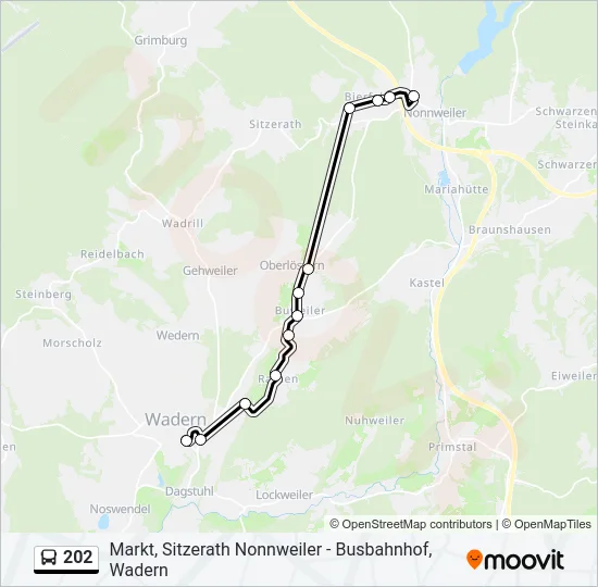 202  Line Map