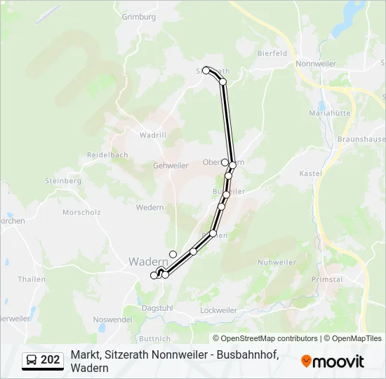 202  Line Map