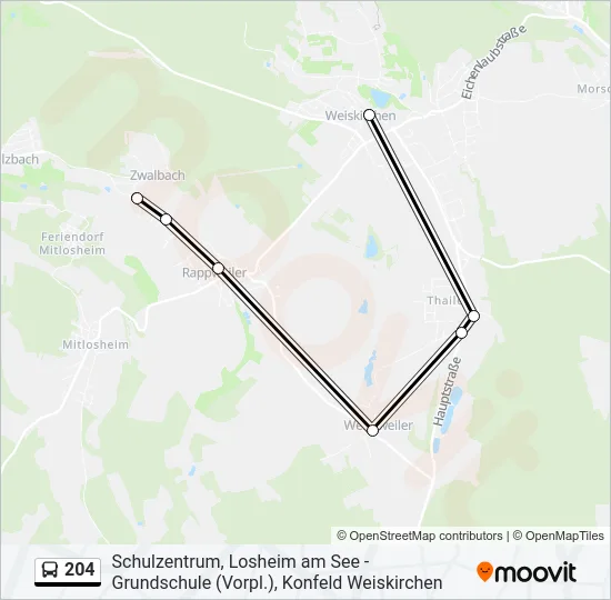 204  Line Map