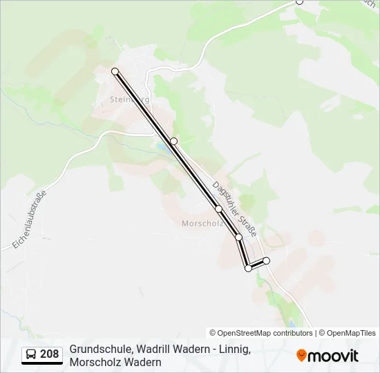 208  Line Map