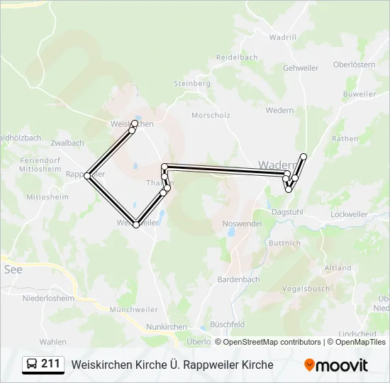 211  Line Map