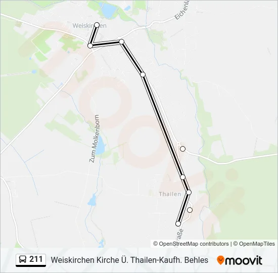 211  Line Map