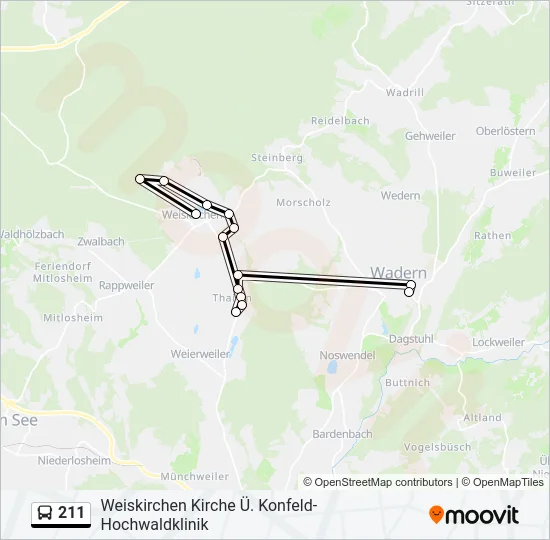 211  Line Map