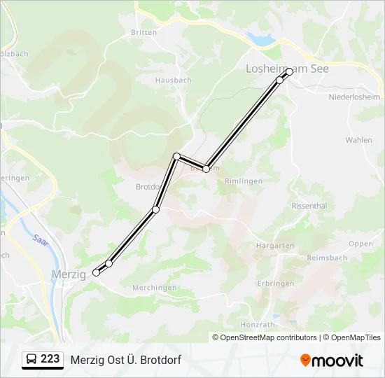 223  Line Map