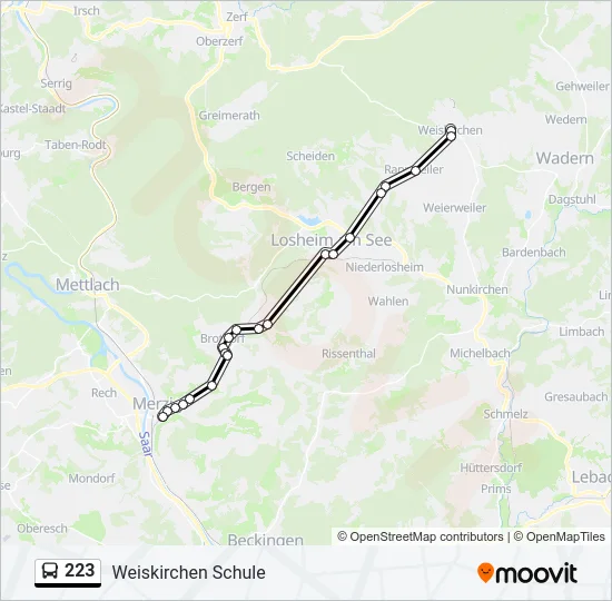 223  Line Map