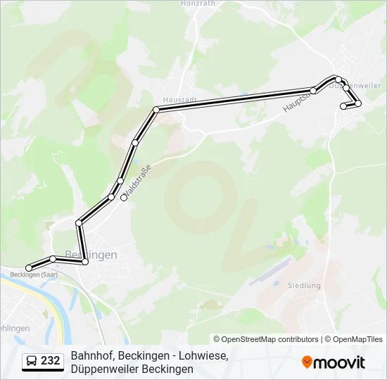 232  Line Map