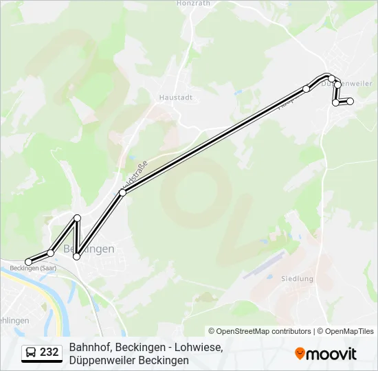 232  Line Map