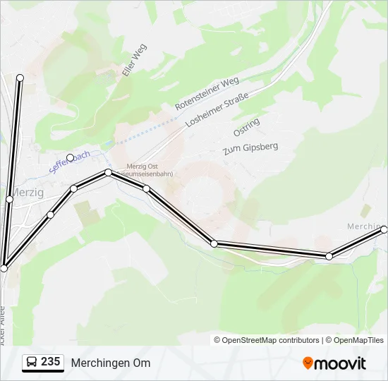 235  Line Map