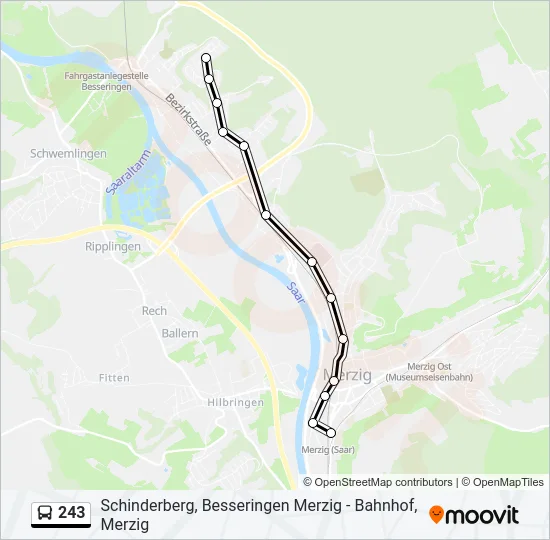 243  Line Map