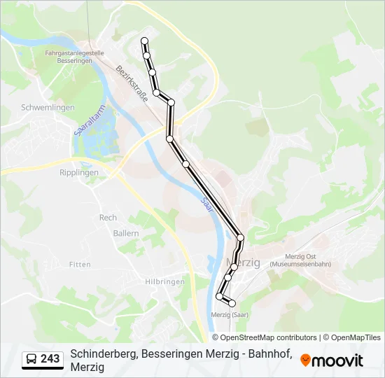 243  Line Map