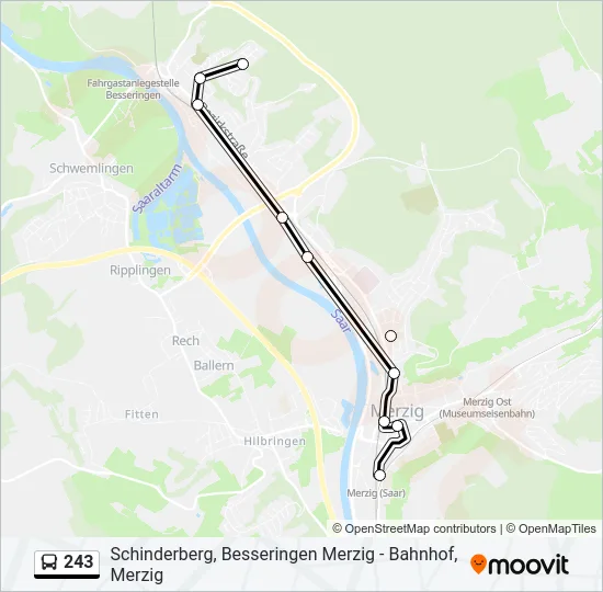 243  Line Map