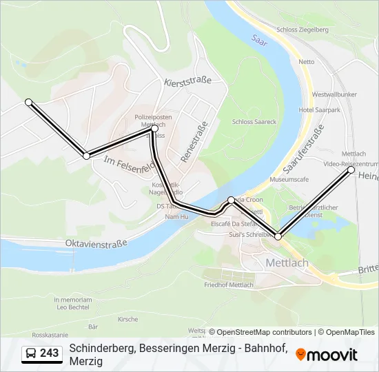 243  Line Map